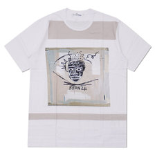 COMME des GARCONS SHIRT BASQUIAT TEE WHITExBEIGE画像