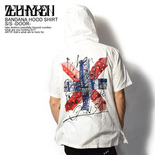 Zephyren BANDANA HOOD SHIRT S/S -DOOR- Z18UC04画像