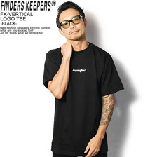 FINDERS KEEPERS FK-VERTICAL LOGO TEE -BLACK- 40831701画像