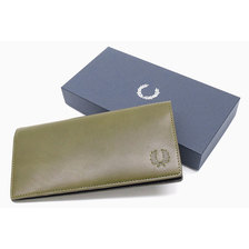 FRED PERRY Laurel Leaf Dyed Leather Purse Wallet JAPAN LIMITED F19854画像