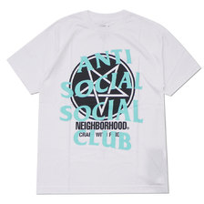 NEIGHBORHOOD x Anti Social Social Club ASSC.F&F/C-TEE.SS WHITE 181GEASN-STM02S画像