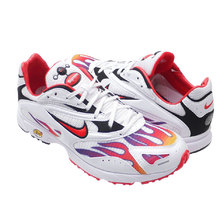 NIKE &times; Supreme ZOOM STREAK SPECTRUM PLUS WHITE/HABANERO RED-BLACK AQ1279-100画像