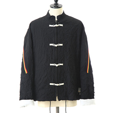 FACETASM / RIB CHINA JACKET/リブチャイナジャケット/MRC-JK-M11/ブラック/4 取り扱い/価格比較:FACETASM RIB CHINA JACKET ファセッタズム リブ