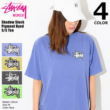 STUSSY WOMEN Shadow Stock Pigment Dyed S/S Tee 2902953画像
