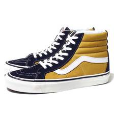 VANS SK8-HI 38 DX ANAHEIM FACTORY OG NAVY/OG SAFFRON VN0A38GFUBT画像