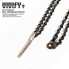 VIVIFY K10 GOLD MIL PENDANTHEAD VFN-270画像