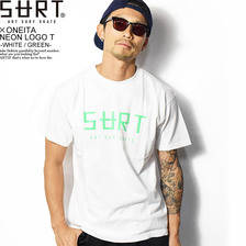 SURT &times; ONEITA NEON LOGO T -WHITE/GREEN- 022-ON-SURT5WG画像