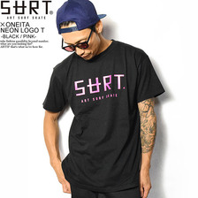 SURT &times; ONEITA NEON LOGO T -BLACK/PINK- 022-ON-SURT5BP画像