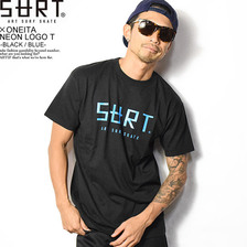SURT x ONEITA NEON LOGO T -BLACK/BLUE- 022-ON-SURT5BB画像