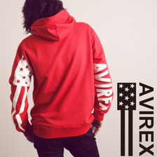 AVIREX IMPACT SLEEVES SWEAT PARKA 6183514画像