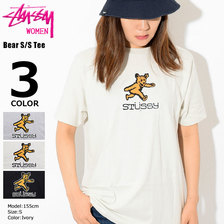 STUSSY WOMEN Bear S/S Tee 2902945画像