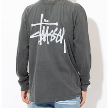 STUSSY Basic Stussy Pigment Dyed L/S Tee 1994247画像