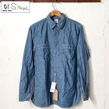 orslow MEN'S CHAMBRAY SHIRTS CHAMBRAY M8070-84画像