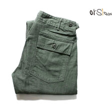 orslow US ARMY FATIGUE PANTS Zipper Fly 01-5032-16画像
