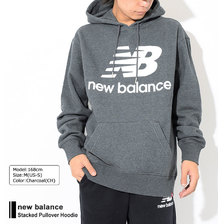 new balance Stacked Pullover Hoodie MT83585画像