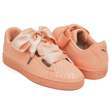 PUMA BASKET HEART ATH LUX WNS DUSTY CORAL - DUSTY CORAL 366728-02画像