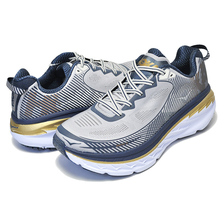 HOKA ONE ONE BONDI cool grey/midnight navy 1014757-CGMN画像