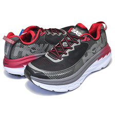 HOKA ONE ONE BONDI 5 black/formula one 1014757-BFON画像