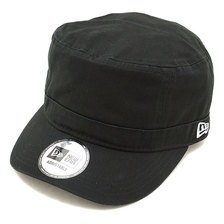 NEW ERA WM-01 ADJ BASIC FABRICS CAP BLACK 11780983画像