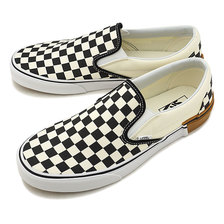 VANS GUM BLOCK CLASSIC SLIP-ON CHECKERBOA VN0A38F7U58画像