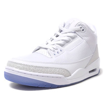 NIKE AIR JORDAN 3 RETRO "PURE WHITE" "MICHAEL JORDAN" "LIMITED EDITION for JORDAN BRAND" WHT/O.WHT 136064-111画像