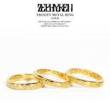 Zephyren TRINITY METAL RING -GOLD- Z17PW03G画像