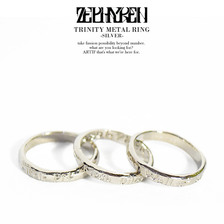 Zephyren TRINITY METAL RING -SILVER- Z17PW03SV画像