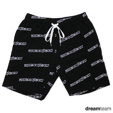 DREAM TEAM REPEAT SWEAT SHORTS BLACK画像