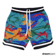 DREAM TEAM MULTI CAMO BASKETBALL SHORTS画像