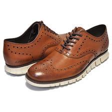 COLE HAAN ZEROGRAND WING OX british tan C14493画像