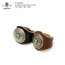 YUKETEN Leather Ring with Concho MG-LR01/MG-LR02画像