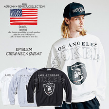 TOYPLANE EMBLEM CREW NECK SWEAT TP18-FSW06画像