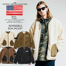 TOYPLANE REVERSIBLE BOA JACKET TP18-FJK07画像