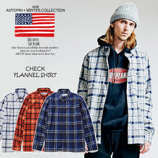 TOYPLANE CHECK FLANNEL SHIRT TP18-FSH01画像
