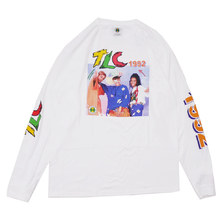 CROSS COLOURS TLC 1992 L/S TEE WHITE画像