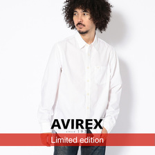 AVIREX DS LS PLAIN SHIRT 6185152画像