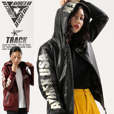 AVIREX Belle STREET GEAR TRACK LIGHT WEIGHT SHEEP LEATHER ZIP PARKA 6281019画像