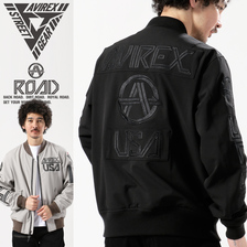 AVIREX STREET GEAR ROAD STRETCH SOFT SHELL MA-1 6182175画像