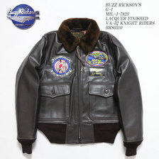 Buzz Rickson's G-1 MIL-J-7823 LACQUER FINISHED VA-52 KNIGHT RIDERS BR80510画像