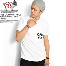 The Endless Summer TES COMFORTABLE PILE OHAYO TEE -WHITE- TR-8574371画像