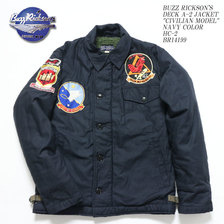 Buzz Rickson's DECK A-2 "CIVILIAN MODEL" NAVY COLOR HC-2 BR14199画像