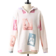 The Elder Statesman PRINTED FELTED OVERSIZED PARKA CHOPP画像