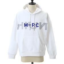 M+RC NOIR White Big Logo Hoodie 90024画像