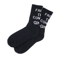 THE CONVENI &times; Fragment Design FRGMT THE CONVENI SOCKS BLACK画像