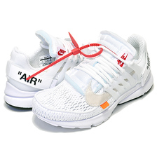 THE : 10 NIKE AIR PRESTO Off-White wht/blk-cone AA3830-100画像
