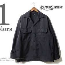 Kaptain Sunshine Open Collar Shirt KS8FSH01画像