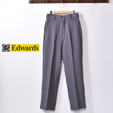 Edwards POLYESTER FLAT FRONT PANT GREY HEATHER画像