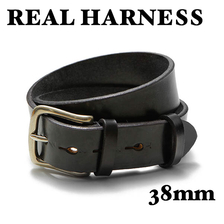 REAL HARNESS 38mm スティラップレザーベルト画像