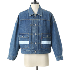 NEON SIGN DENIM JACKET画像