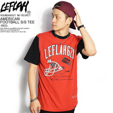 LEFLAH AMERICAN FOOTBALL S/S TEE -RED-画像